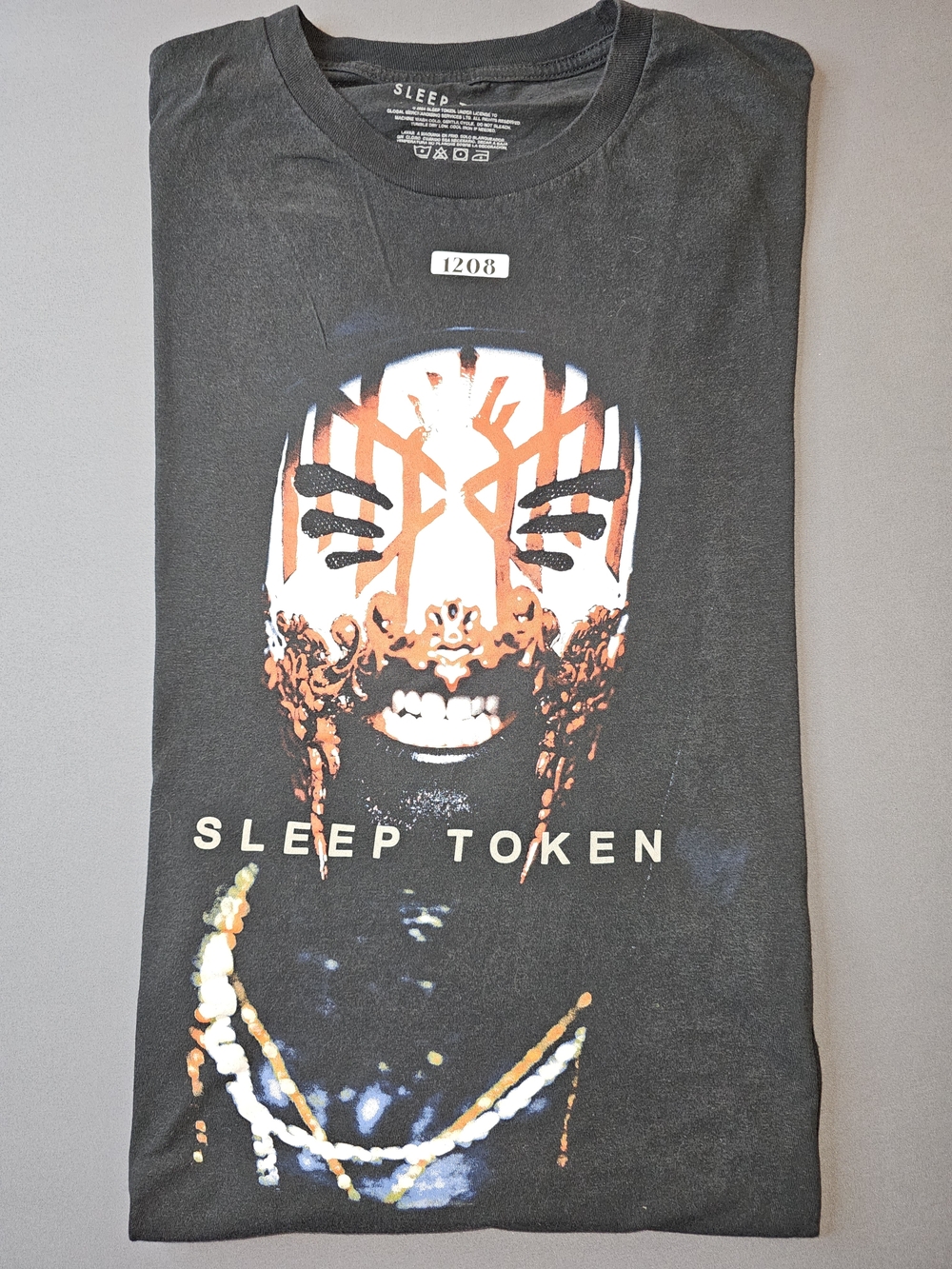 Official Sleep Token "Aford Mask" Band Tee - Men's Size XL